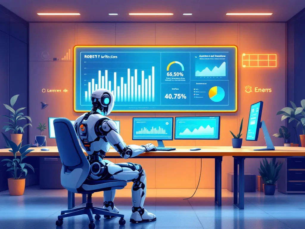 Diagrama de automatización de procesos empresariales con flujos de trabajo