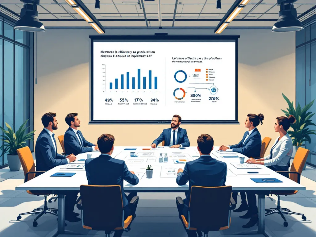 Diagrama de implementación de SAP en una empresa